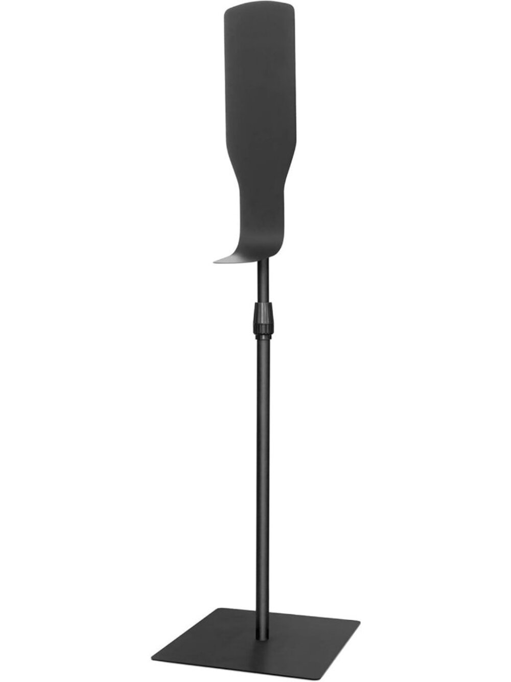 Freestanding Hand Sanitizer Dispenser Stand - Black Square Floorstand, New!